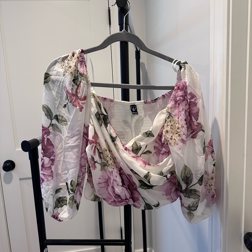 Windsor Floral Off-Shoulder Blouse